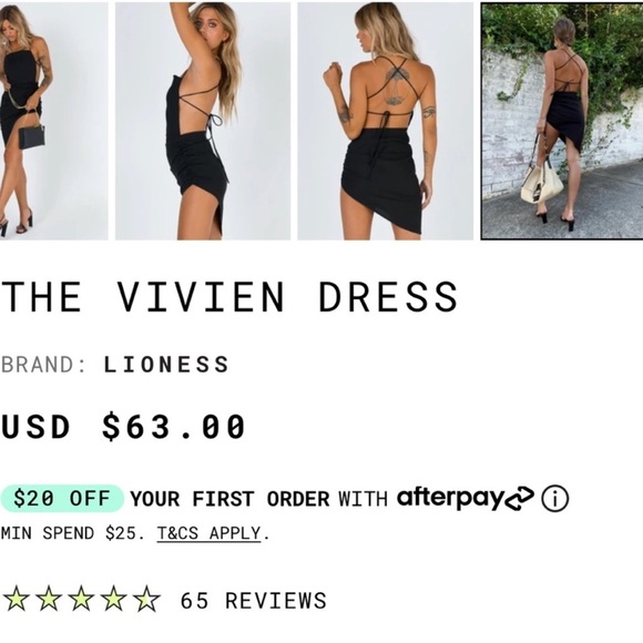 Princess Polly the Vivien Dress XS - Picture 4 of 8